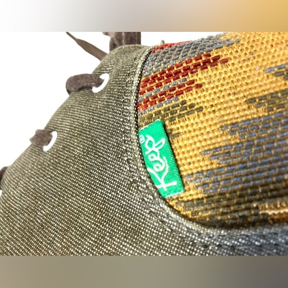 Keep Women's 10 Canvas Shoes Mid Top Aztec Sneakers Brown - Picture 7 of 9